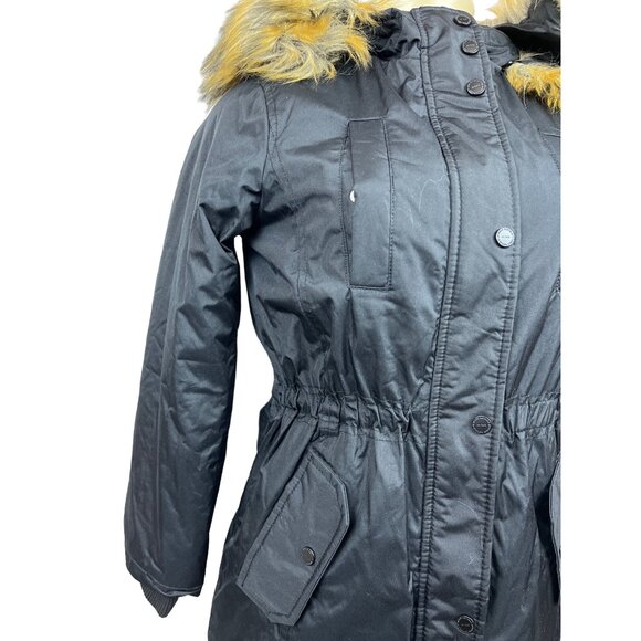 Urban Republic Girls Black Jacket With Pockets & Elastic Waist Size M 10/12 - Picture 5 of 11